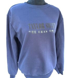 Taylor Swift Eras Tour Dark Blue Crewneck Sweatshirt